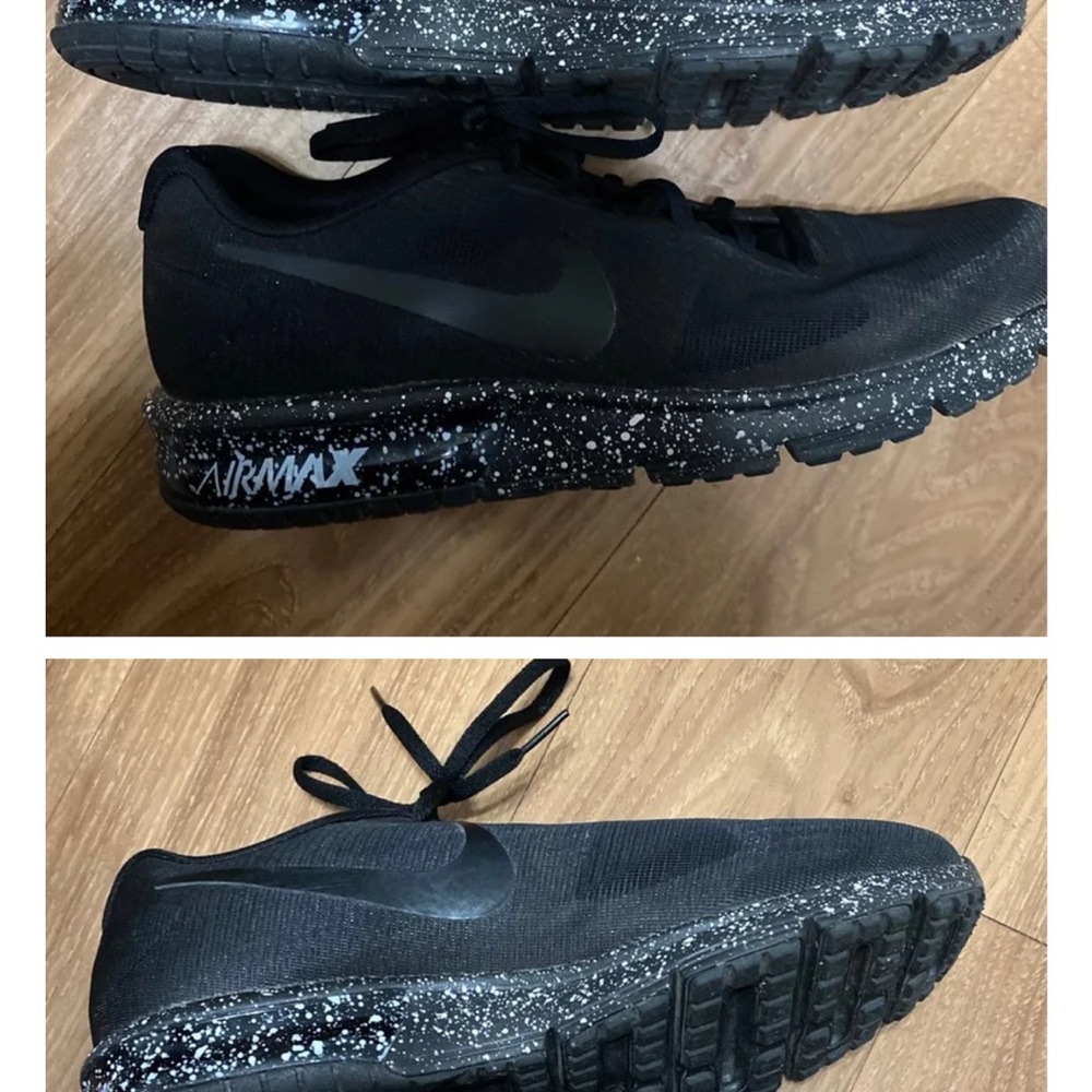 Nike Air Max Black with Speckled Sole